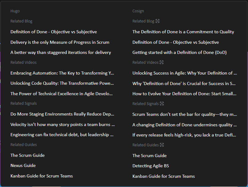 Related Content Example